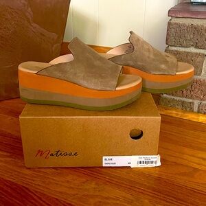 Matisse wedge slide sandals